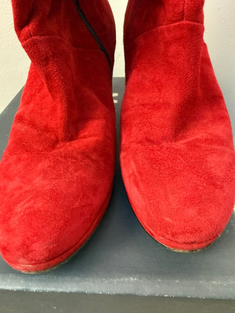 Manfield Enkellaarsjes maat 41 Rood