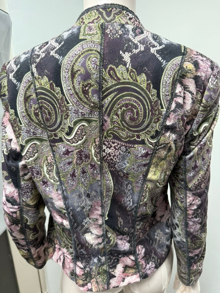 GERRY WEBER Jas maat 36 Multicolor (paars, groen, zwart, roze)