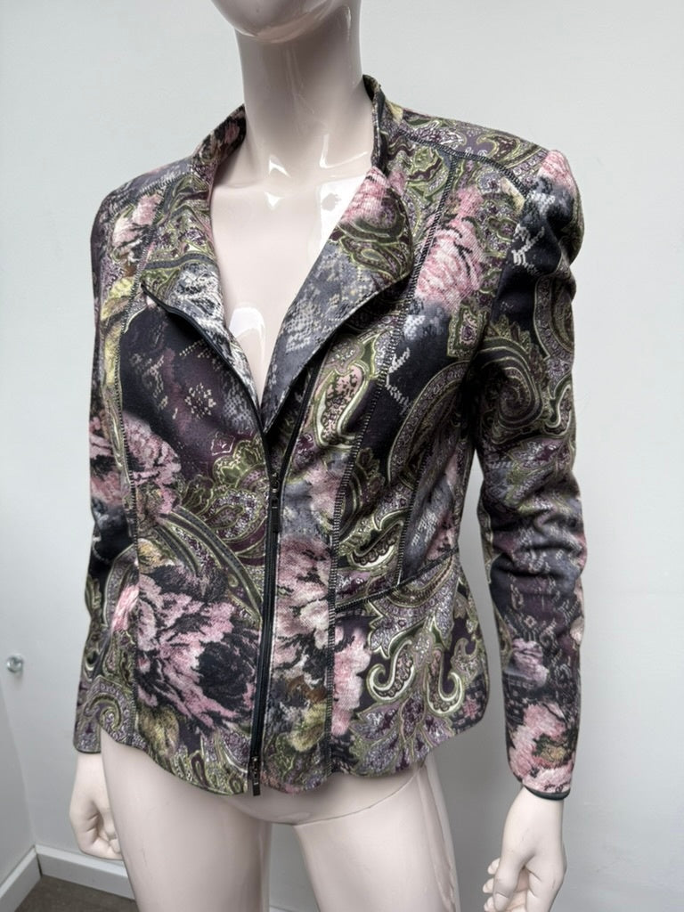 GERRY WEBER Jas maat 36 Multicolor (paars, groen, zwart, roze)