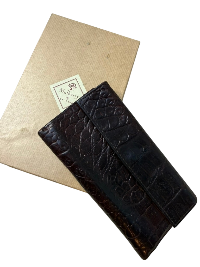 Mulberry Portemonnee vintage Bruin