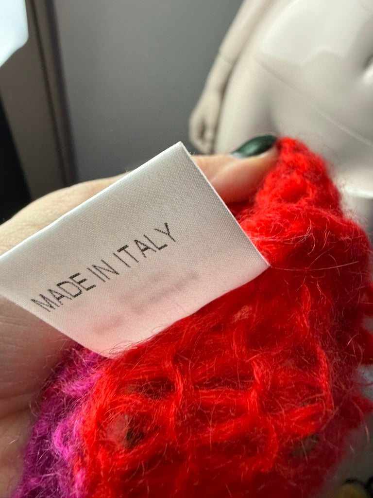 Les Jumelles Antwerp Trui maat TU Rood en roze