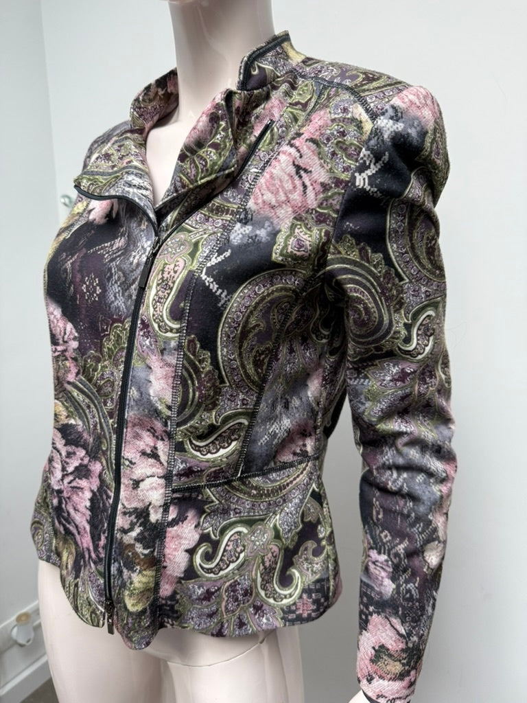 GERRY WEBER Jas maat 36 Multicolor (paars, groen, zwart, roze)