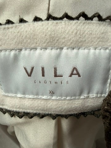 VILA Jas maat XL Beige/Off-white