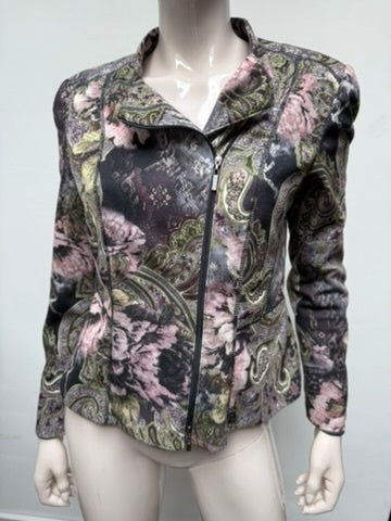 GERRY WEBER Jas maat 36 Multicolor (paars, groen, zwart, roze)