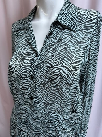 Patrizia Pepe Jas maat IT 44 (NL 38) Zebraprint (zwart en wit)