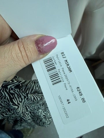 Patrizia Pepe Jas maat IT 44 (NL 38) Zebraprint (zwart en wit)