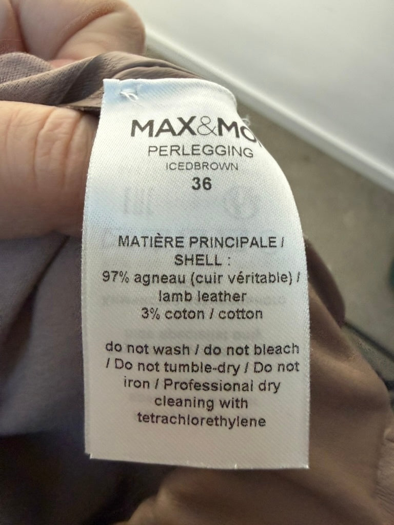 MAX&MOI Broek maat 36 lichtbruin