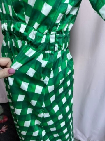 Jasper Conran London Jurk maat 38 Groen en wit