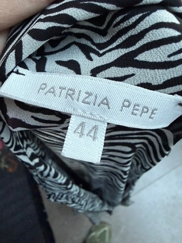 Patrizia Pepe Jas maat IT 44 (NL 38) Zebraprint (zwart en wit)