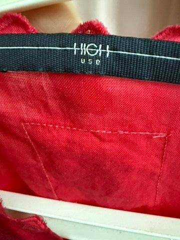High Jurk maat 38 rozerood