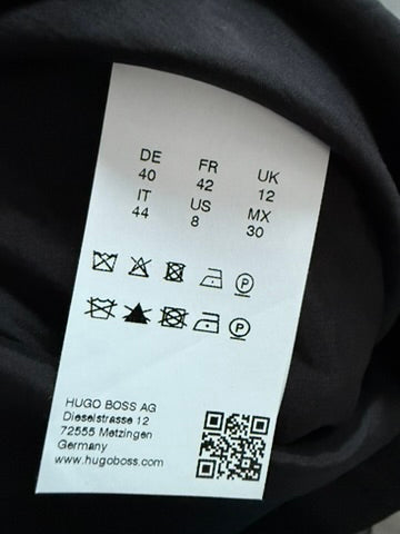 Hugo Boss Jurk maat 40 Zwart en wit