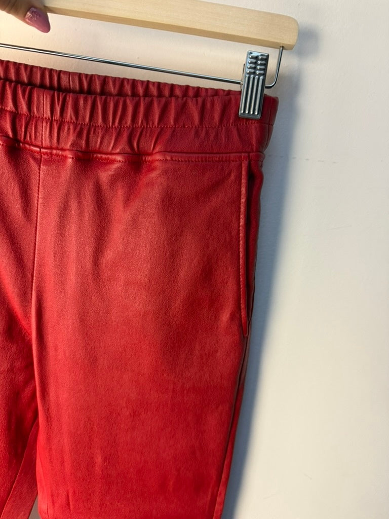 Suite 22 Leren Broek maat 36 Rood