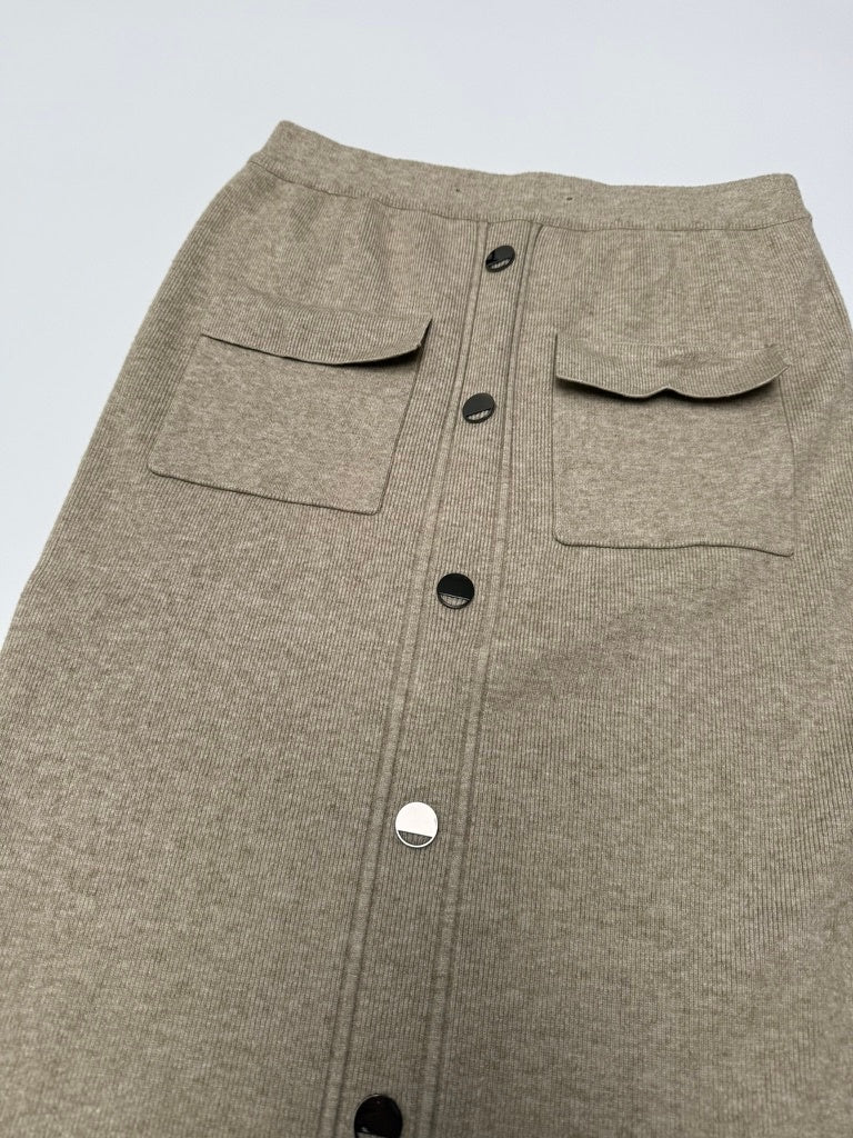 Rok met stretch maat M Beige