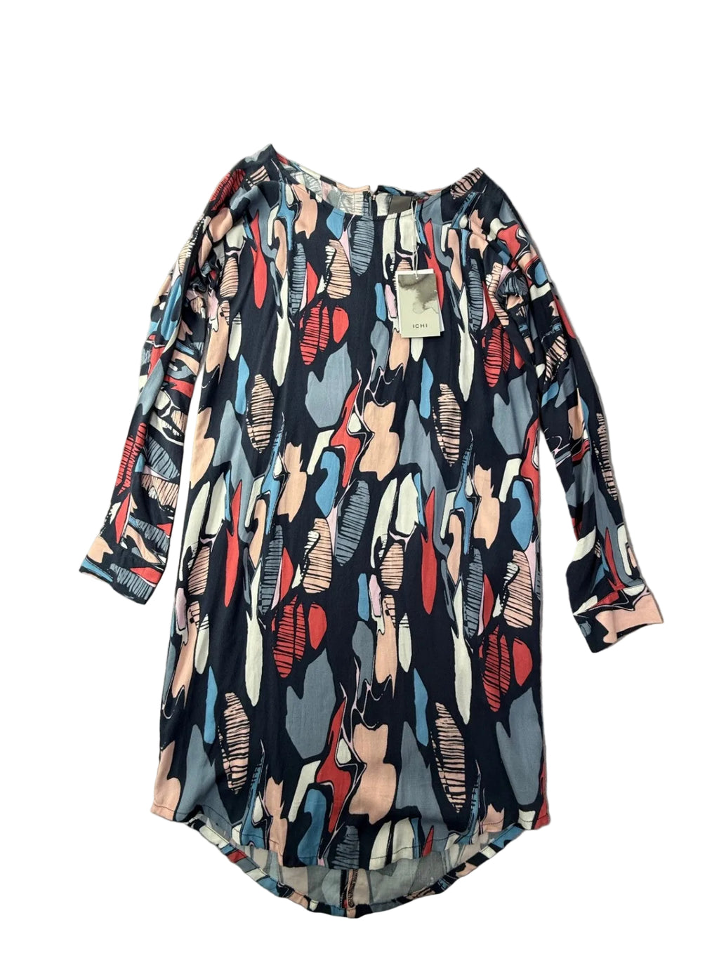 ICHI Jurk maat S Multicolor