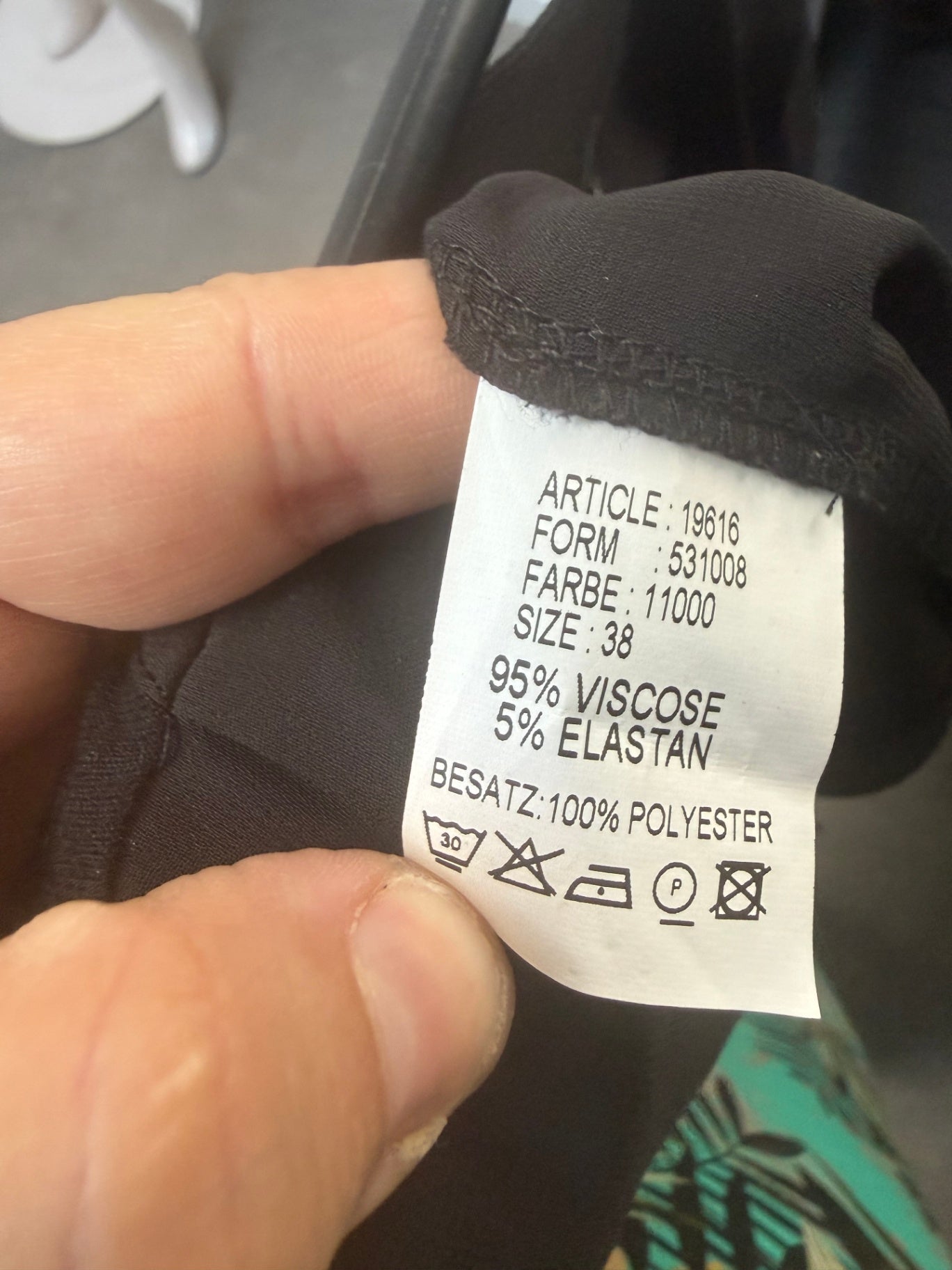 Taifun Blazer maat 38 Zwart