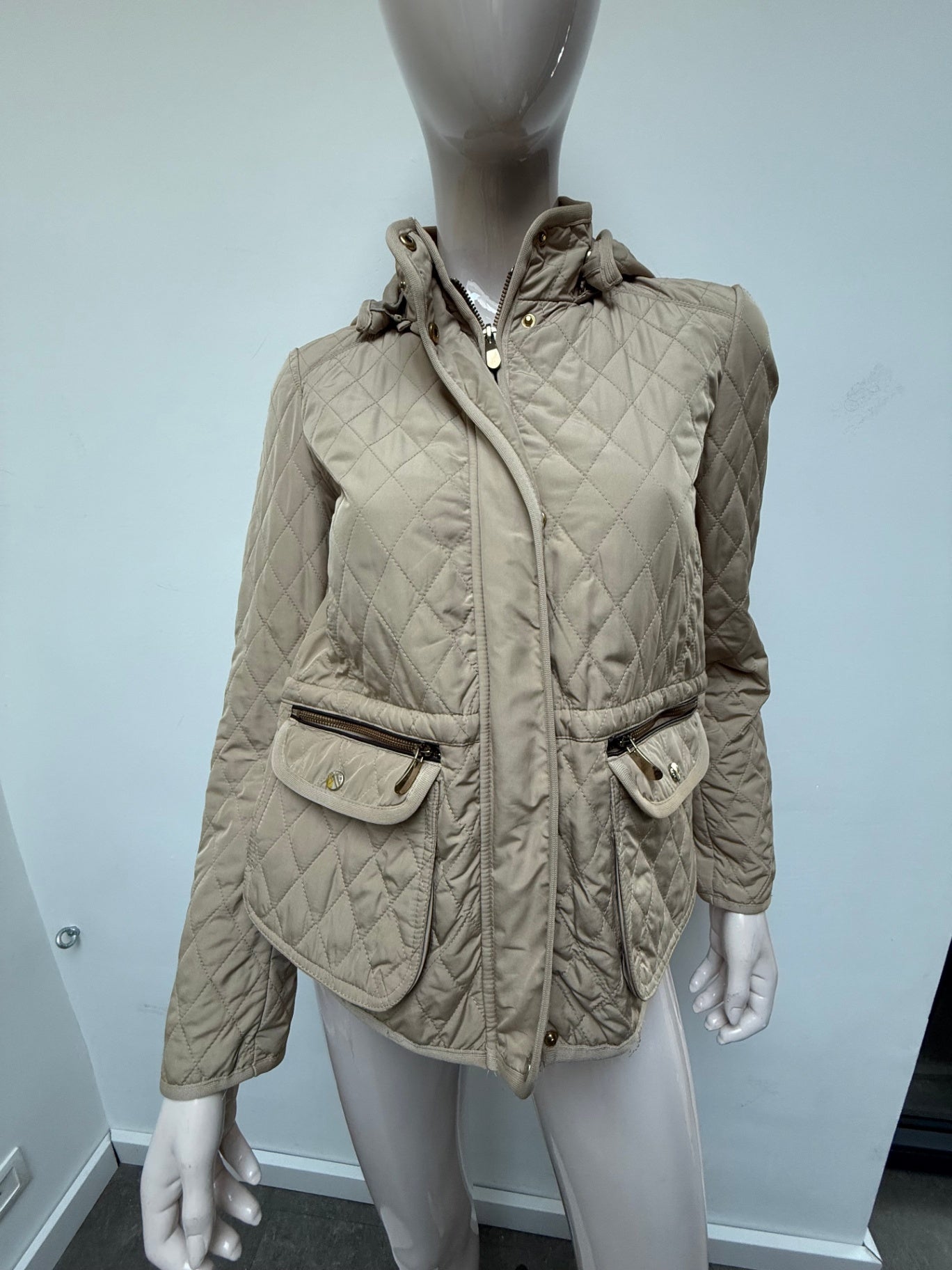 ZARA Jas maat M Beige