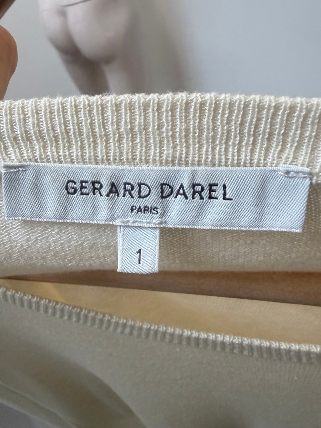 Gerard Darel Longsleeve maat 1 Crème