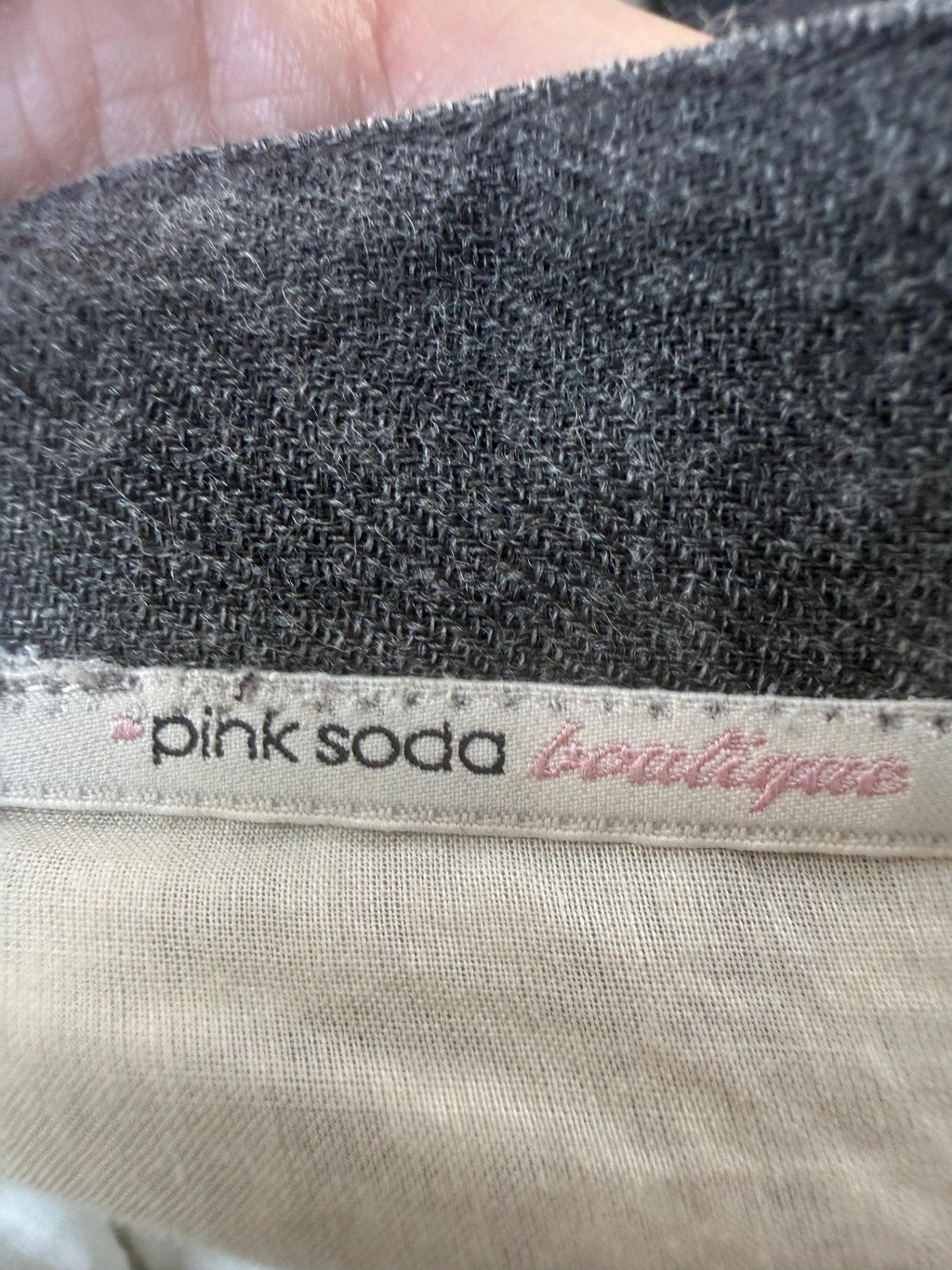 Pink Soda Rok maat 38 Beige, zwart en goud