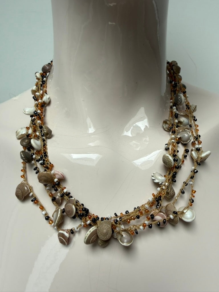 Onbekend Ketting maat One size Beige/multicolor