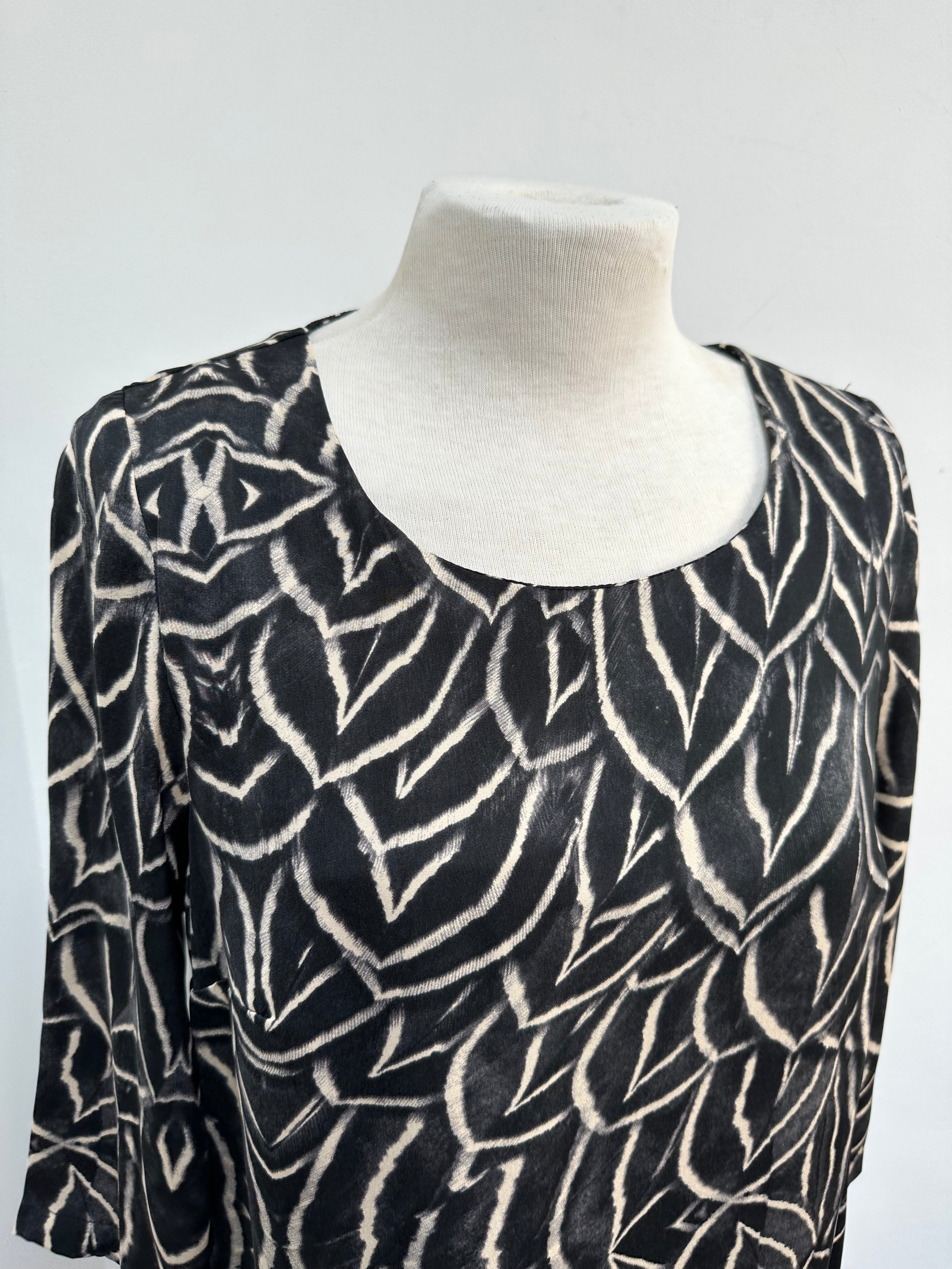 Signe Nature jurk met print maat 38