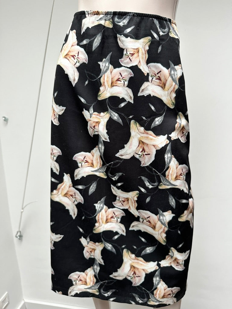 Smashed Lemon gebloemde rok maat XL