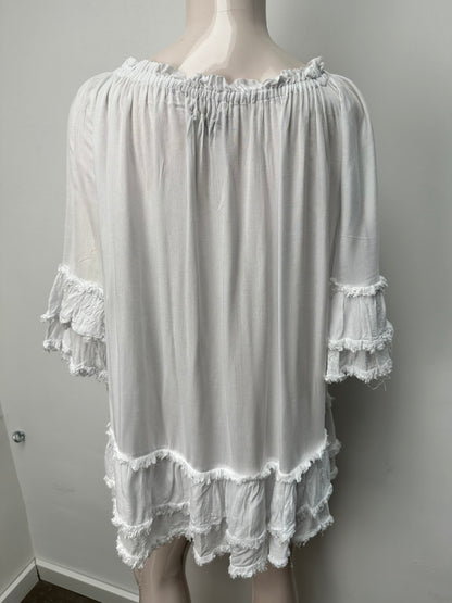 Cala witte beachdress TU