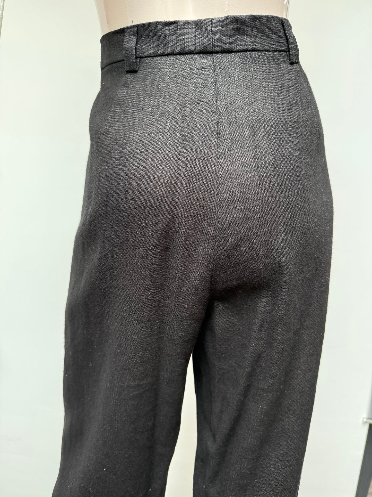 Hirsch linnen broek maat 40 zwart