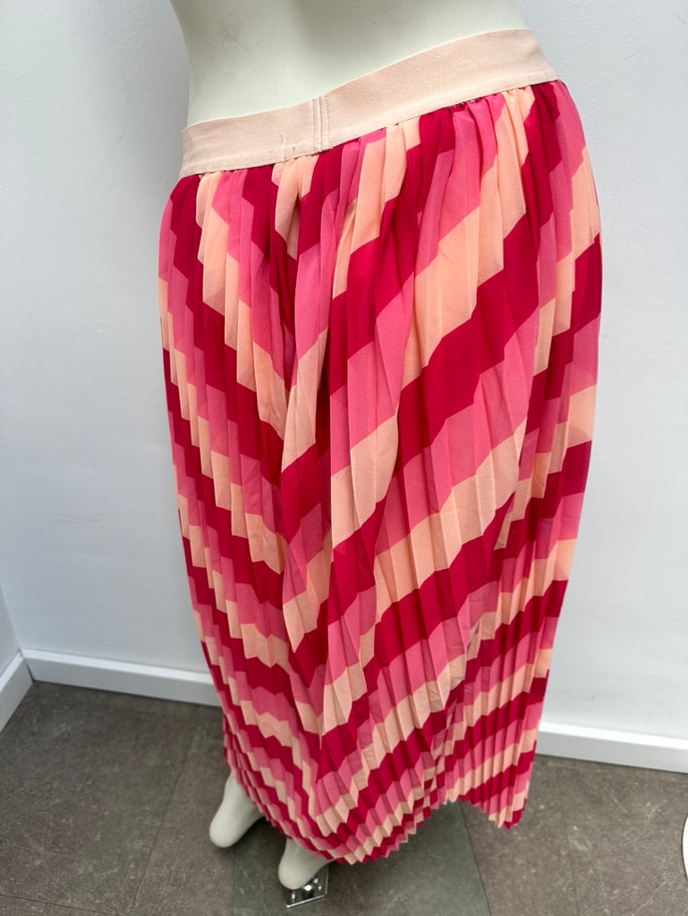 Gigue plissé rok roze maat 40