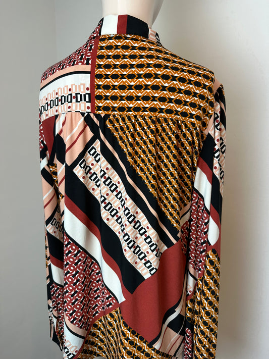 Vanilia blouse met print maat M