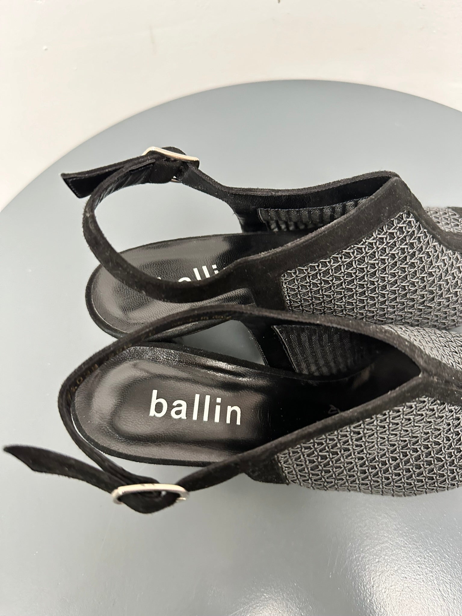 Ballin peeptoe Pumps maat 38,5 zwart