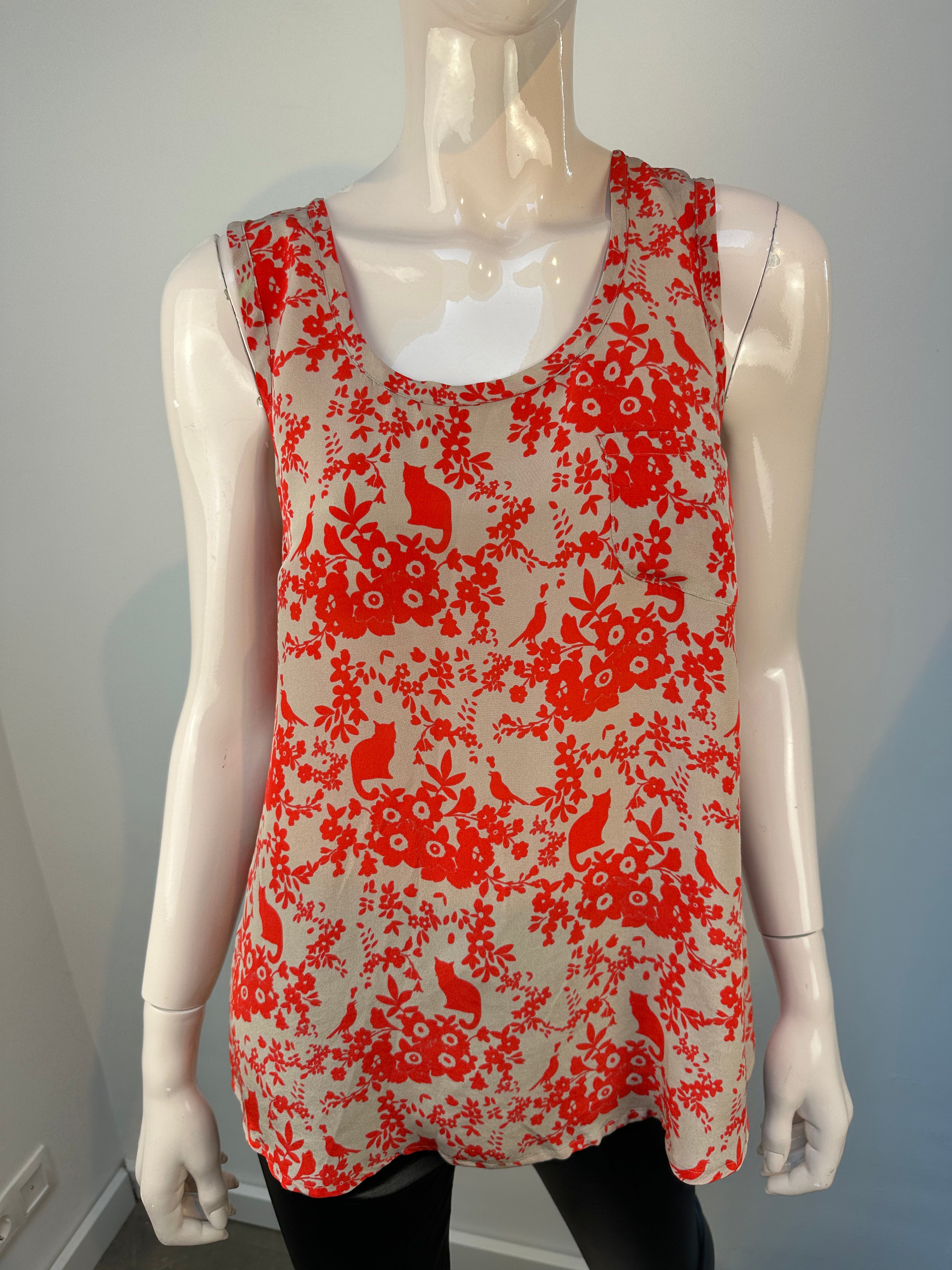 Paul & Joe Sister floral top maat 2