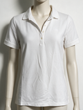 Donnell - Polo - wit, korte mouwen, geborduurd logo - M