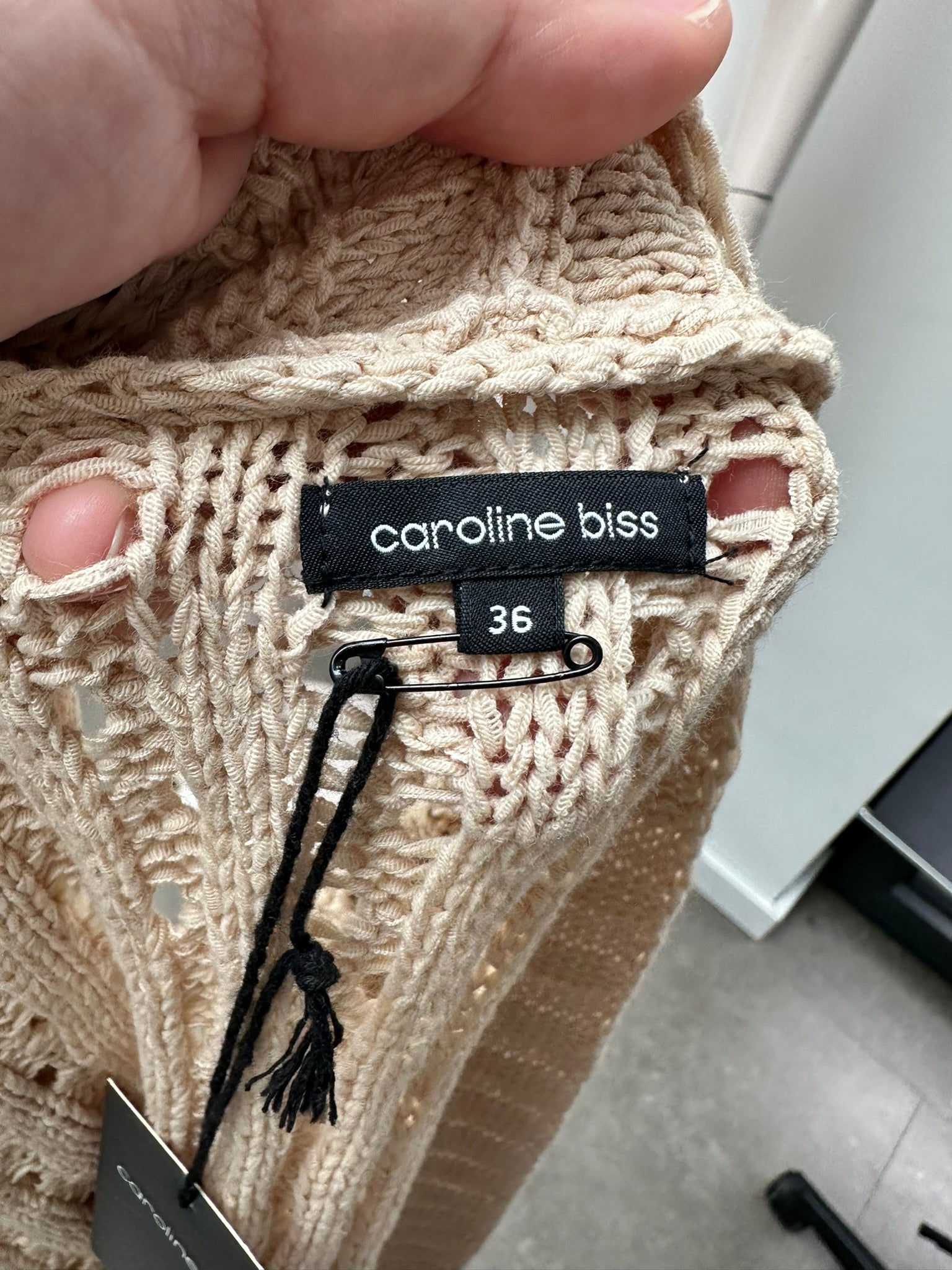 Caroline Biss mouwloos vest maat 36