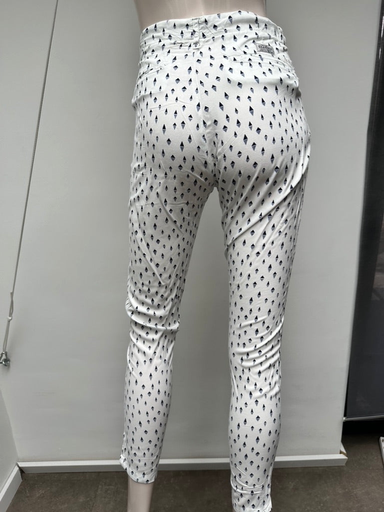 Gaastra witte broek met print maat XS