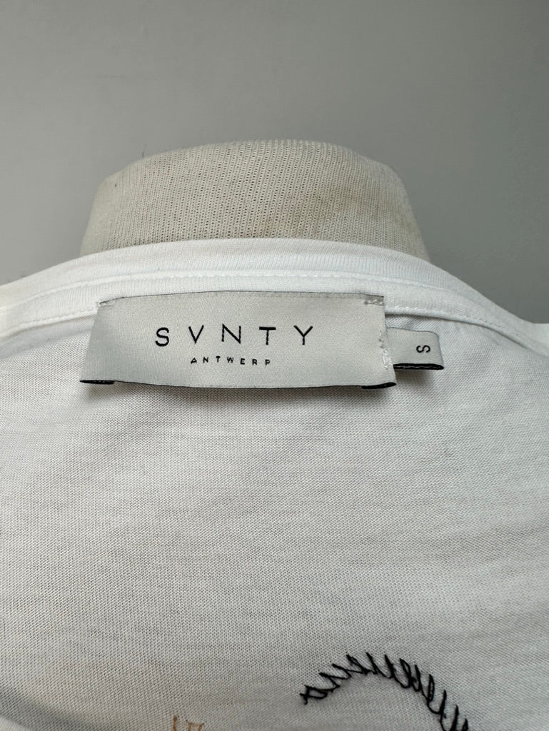 SVNTY antwerp t-shirt wit maat S