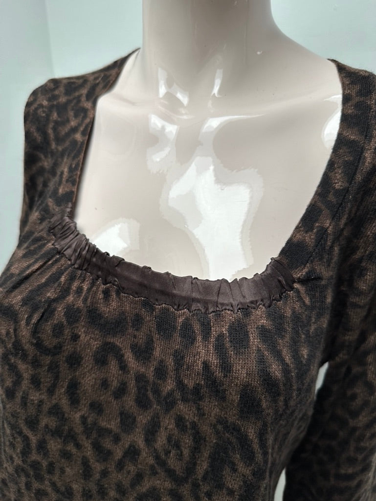 Taifun Longsleeve maat 40 zwart/bruin