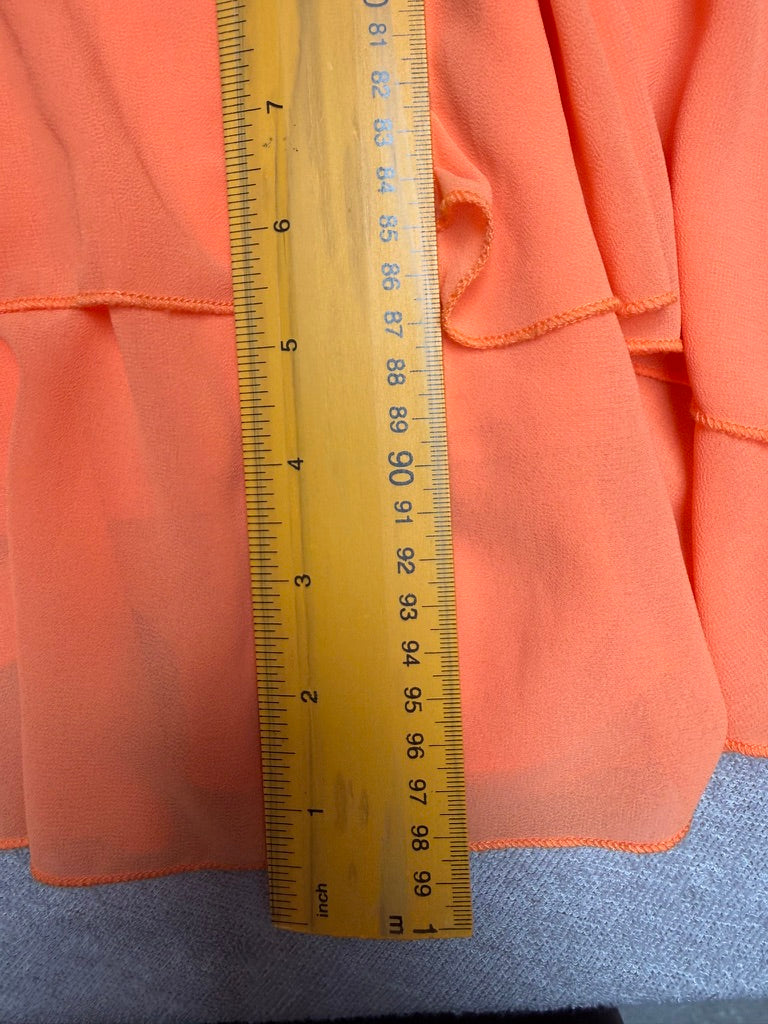 Fracomina - Jurk - oranje, mouwloos, V-hals - S
