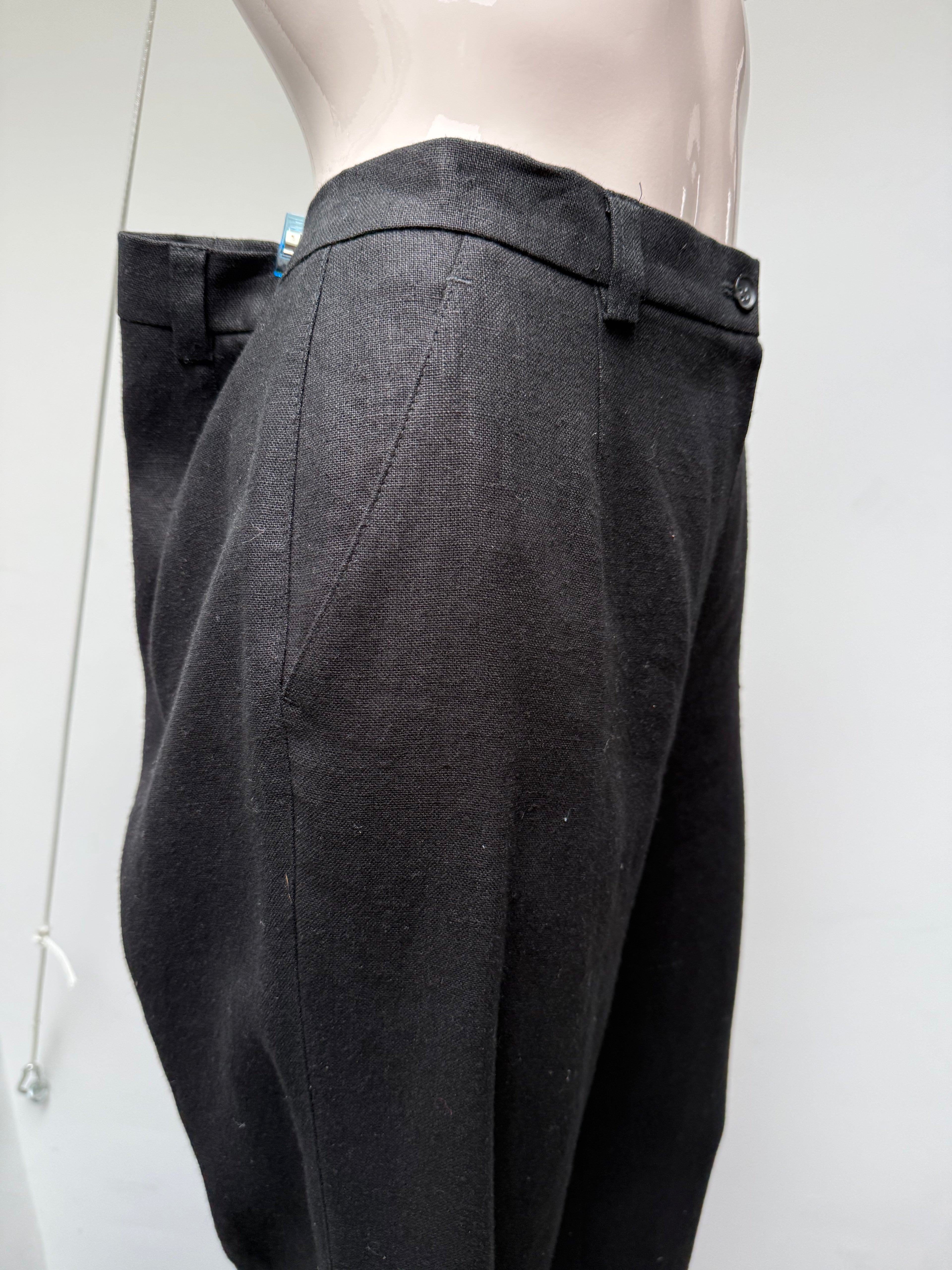 Hirsch linnen broek maat 40 zwart