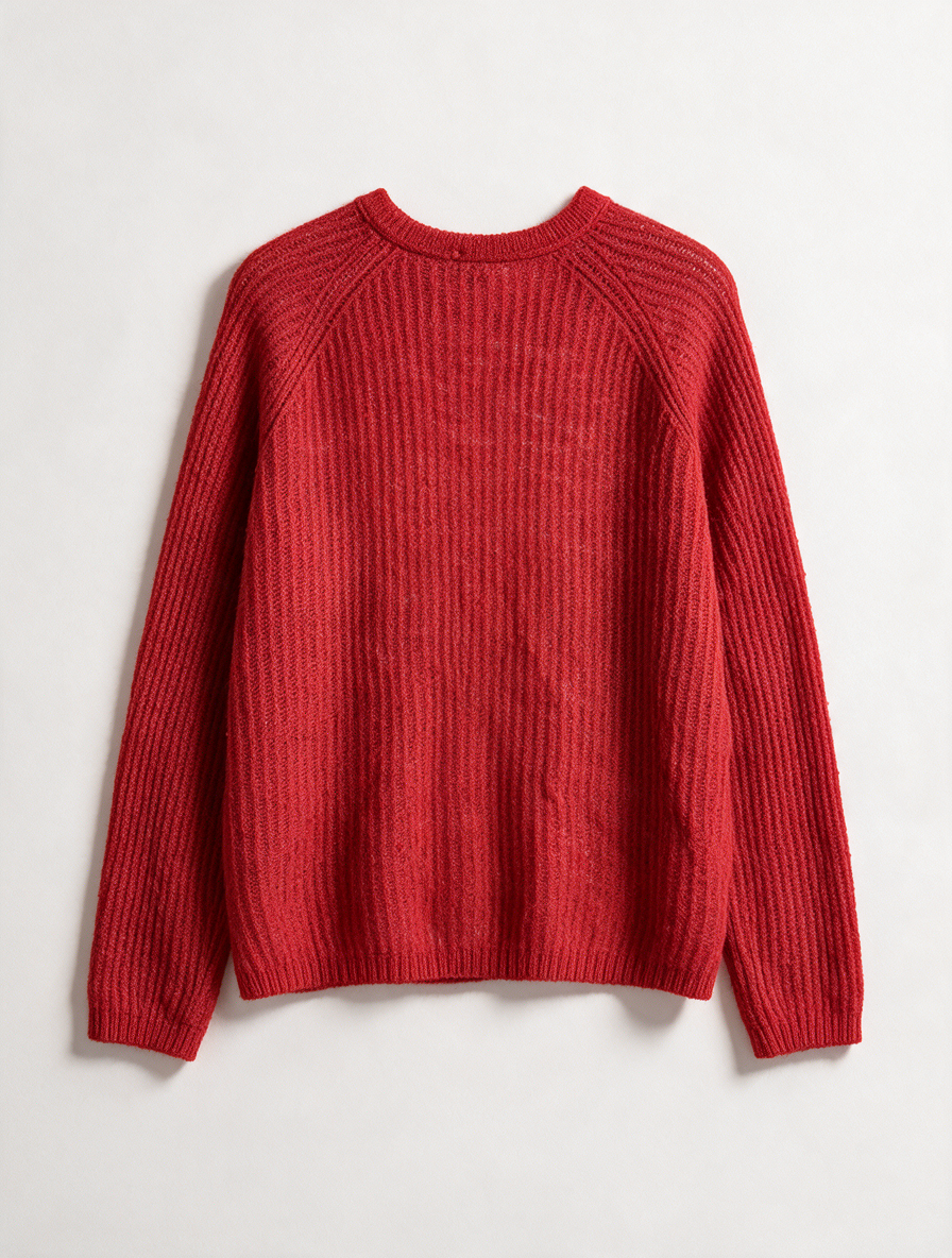 Fabienne Chapot - Vest - rood, gebreid, V-hals - L
