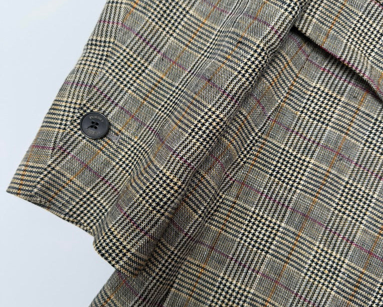 Purdey Blazer maat 42 Bruin met een ruitpatroon