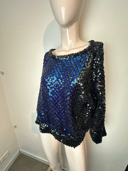 Fink Modell vintage pailletten top maat 42