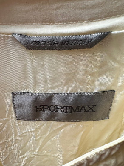 Sportmax crème trenchcoat maat 38