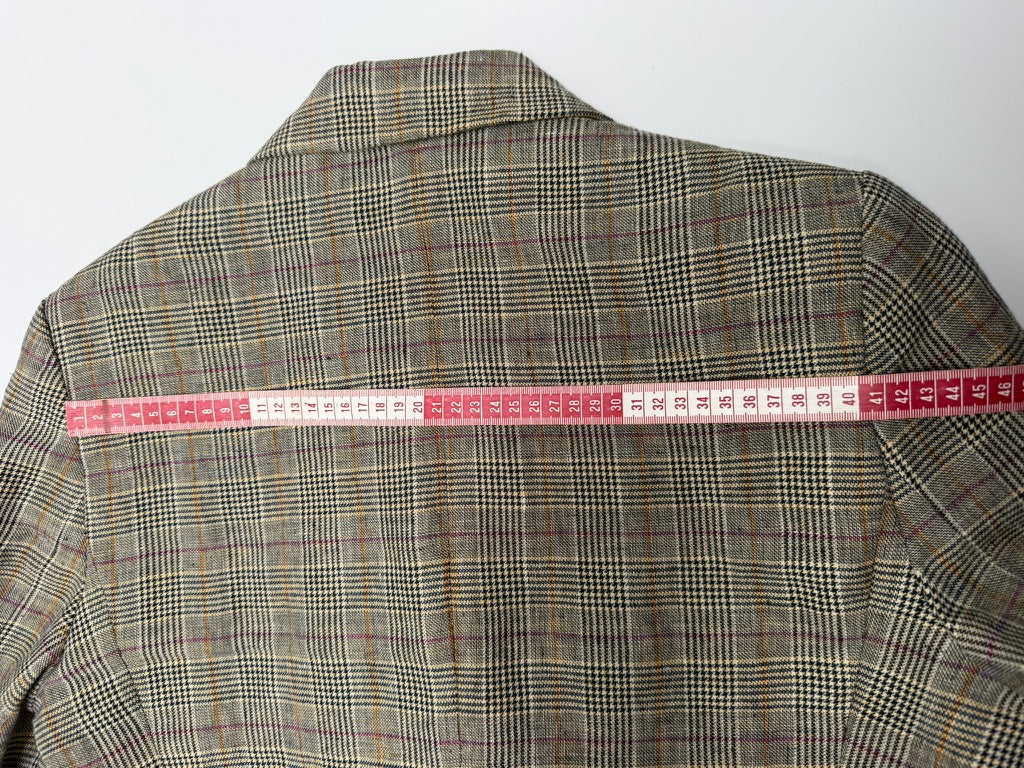 Purdey Blazer maat 42 Bruin met een ruitpatroon