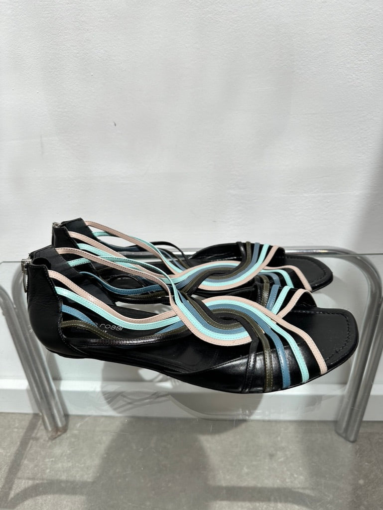 Sergio Rossi sandalen blauw maat 41,5