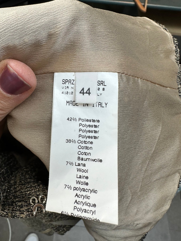 Blumarine Blugirl Folies beige/gouden jasje maat 40