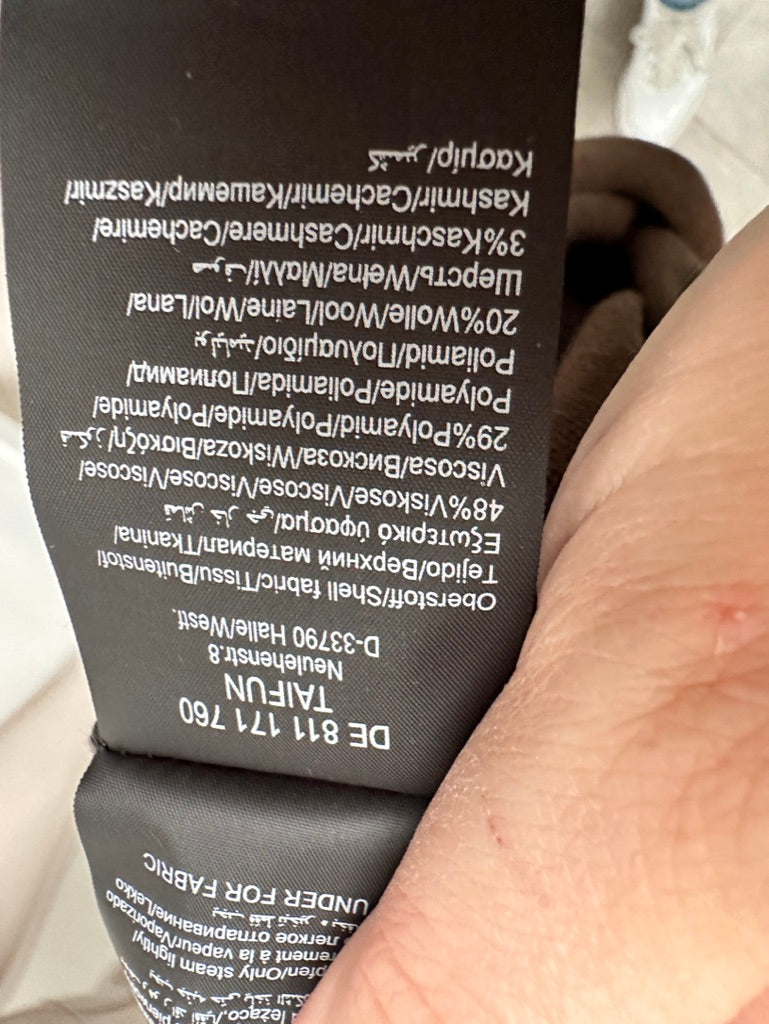 TAIFUN - Trui - panterprint, bruin/zwart, vierkante hals - M