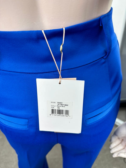 Josh V blauwe broek met wijde pijp maat XS