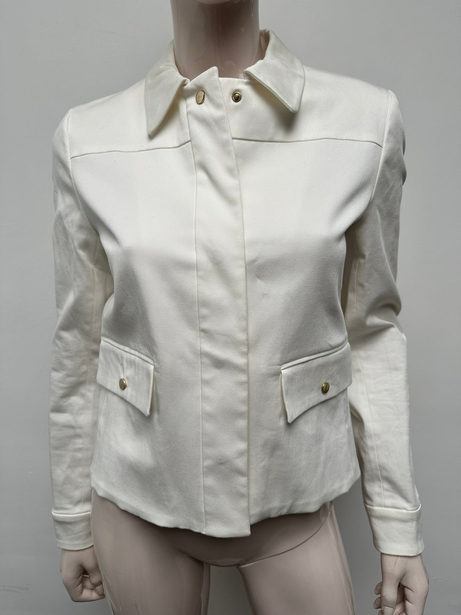 Zara recht jasje wit maat S