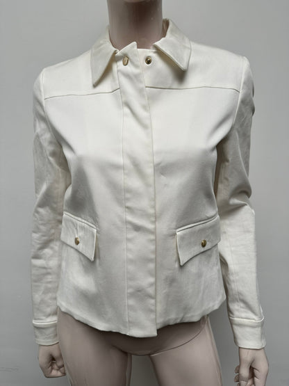 Zara recht jasje wit maat S