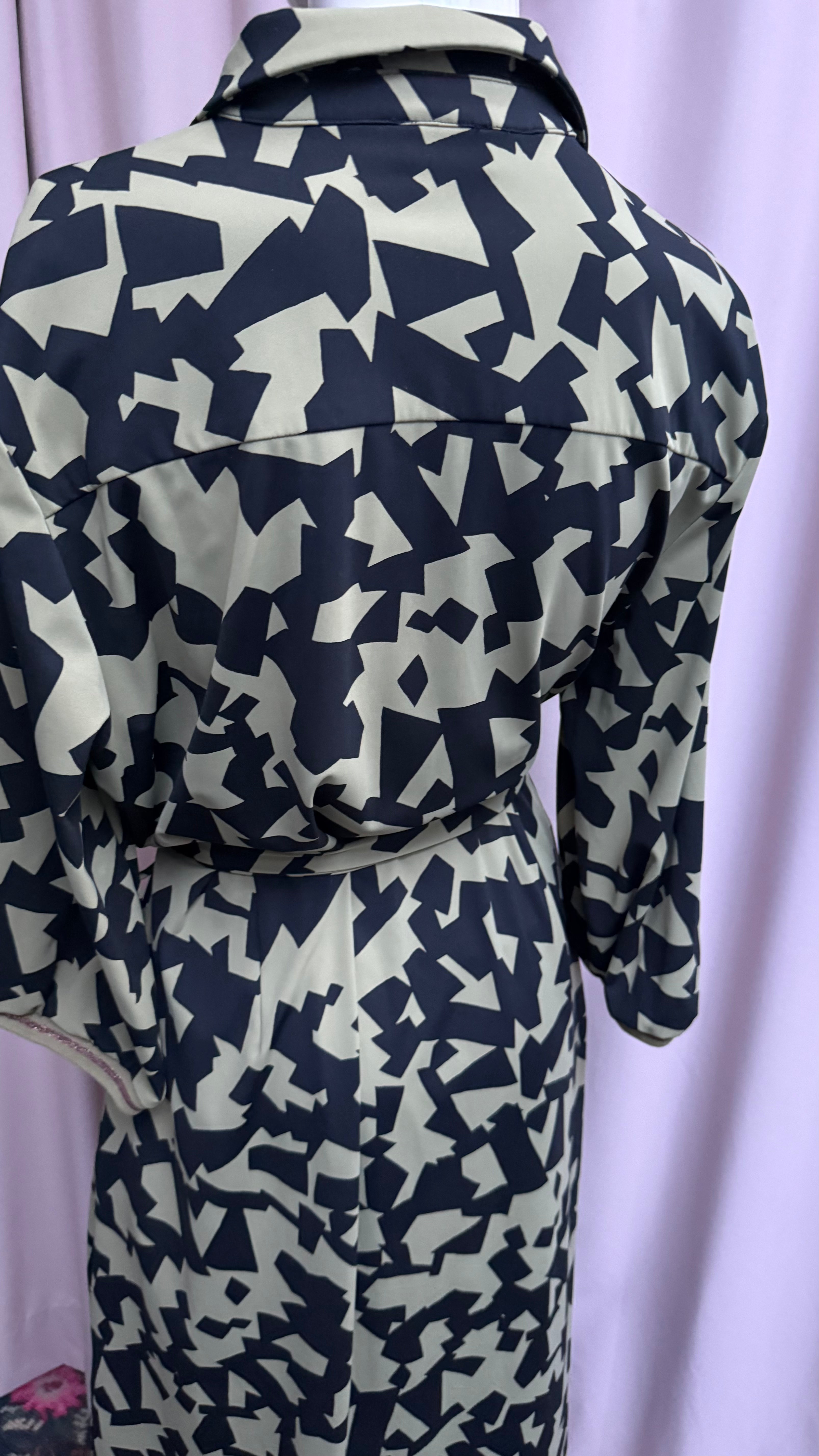 Yest Jurk maat 46 groen, zwart